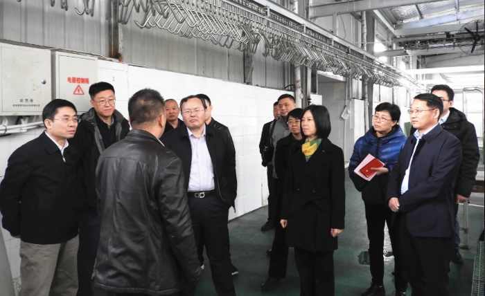 08 圖為國家藥典委員會一行調(diào)研臨泉縣誠聚食品有限公司。（記者 蔣守福 攝）.JPG