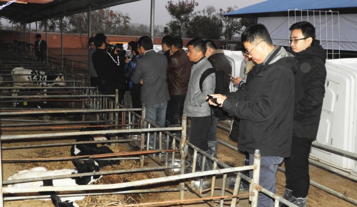 09 圖為國家藥典委員會一行調(diào)研臨泉縣王氏牧業(yè)有限公司。（記者 蔣守福 攝）.JPG