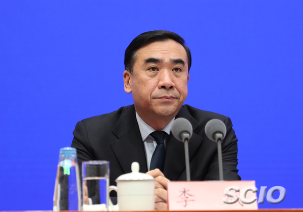 國家衛(wèi)生健康委員會(huì)副主任李斌（劉健 攝）