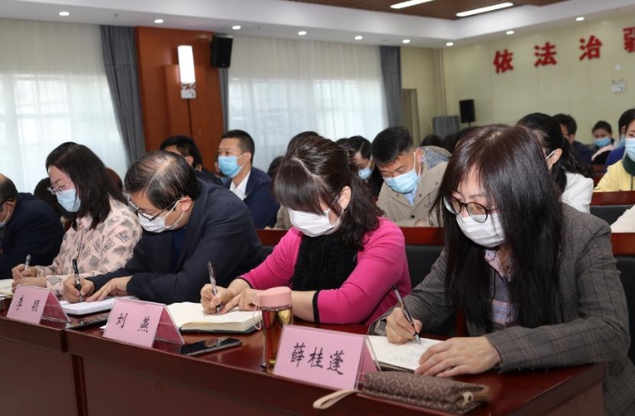 圖為會(huì)議現(xiàn)場(chǎng)。（馬少賓 攝）