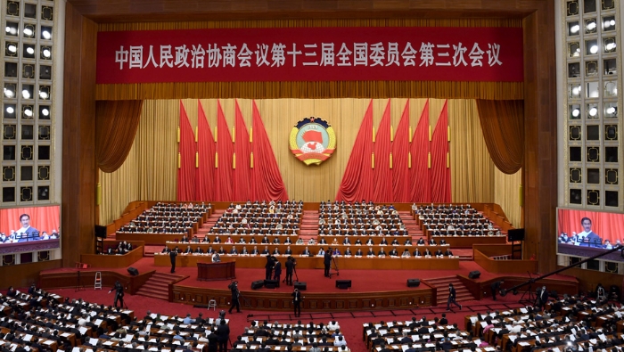 全國(guó)政協(xié)十三屆三次會(huì)議第二次全體會(huì)議1
