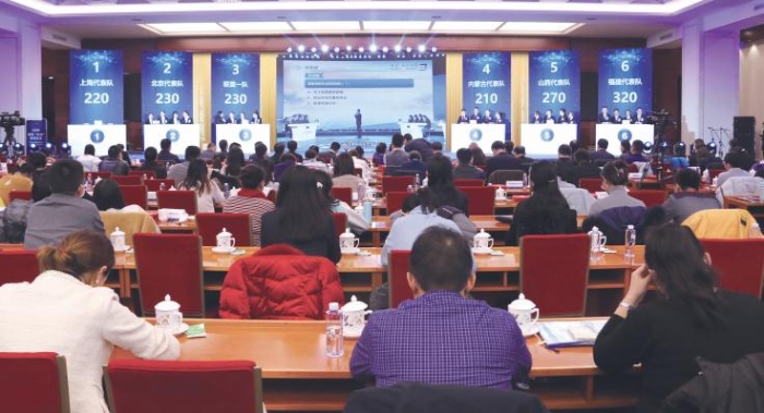 12 月 2 日，2020 全國“兩法”知識(shí)競賽復(fù)賽在京舉行。 李碩　攝
