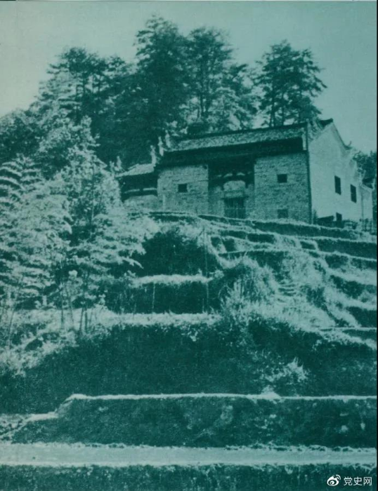 1928年5月，湘贛邊界工農(nóng)兵蘇維埃政府在寧岡茅坪成立。圖為湘贛邊界工農(nóng)兵蘇維埃政府舊址。