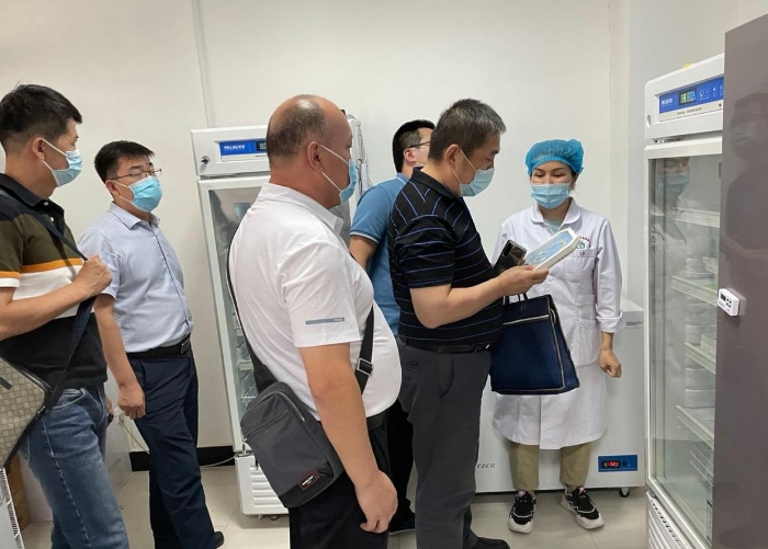 圖為檢查現(xiàn)場。