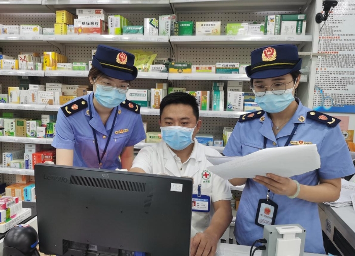 圖為檢查現(xiàn)場。