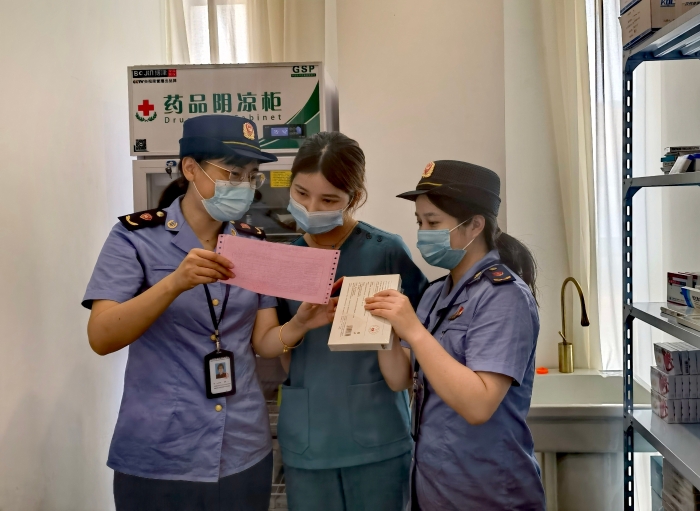 圖為檢查現(xiàn)場(chǎng)。