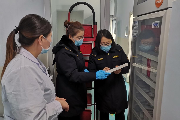 圖為檢查現(xiàn)場。