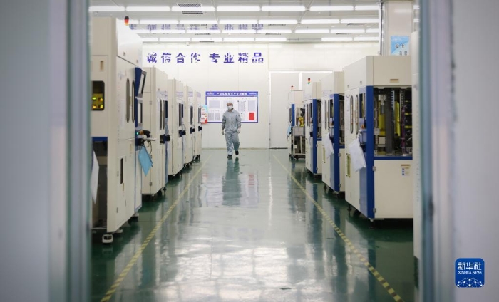 沈陽芯源微電子設(shè)備股份有限公司成品車間（2020年7月15日攝）。新華社記者 姚劍鋒 攝