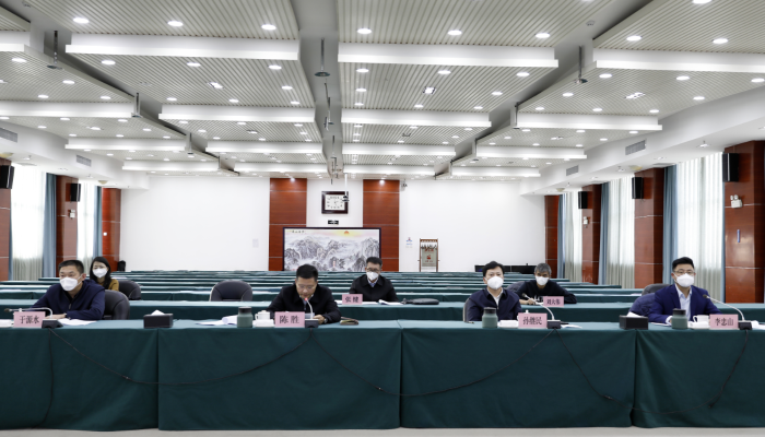 圖為視頻會議現(xiàn)場。