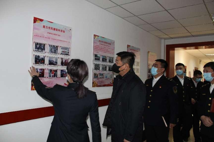 黑龍江省藥監(jiān)局黨組成員、副局長(zhǎng)王鐵寒到綜合執(zhí)法監(jiān)督局檢查指導(dǎo)工作