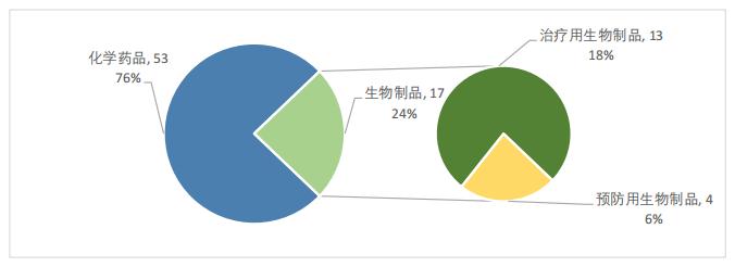 圖3 2022年優(yōu)先審評藥品類型占比