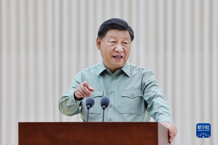 9月8日，中共中央總書記、國家主席、中央軍委主席習(xí)近平到78集團軍視察。這是習(xí)近平發(fā)表重要講話。 新華社記者 李剛 攝