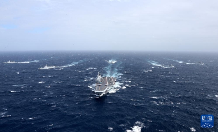 海軍遼寧艦航母編隊向西太平洋航渡（資料照片）。新華社發(fā)（莫小亮 攝）