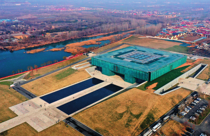 位于河南省安陽市的殷墟博物館新館（2024年2月26日攝）。李安攝/本刊